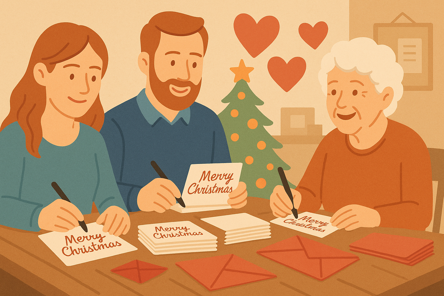 Volunteers Send 1,000 Christmas Cards to Isolated Seniors