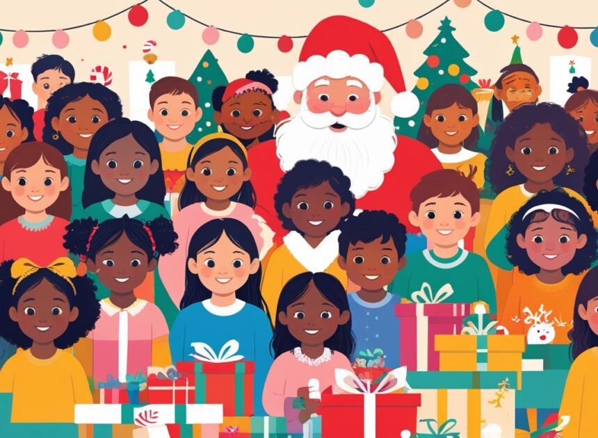 Young Volunteers Wrap 15 Days Straight to Give Hundreds of Kids the Christmas They Deserve